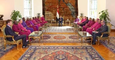السيسي لوفد الكنيسة الإنجليكية الإنجليزية: لا يوجد تمييز دينى فى مصر