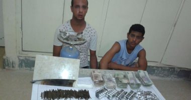 ضبط عاطلين بحوزتهما 750 جرام حشيش و650 قرص ترامادول قبل ترويجها بسوهاج