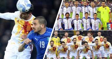 بالفيديو.. تصفيات المونديال.. أوروبا تنتظر قمة إيطاليا وإسبانيا على أحر من الجمر.. الماتادور يسعى للثأر من "الآتزورى" المتسلح بأرضه بسبب وداع يورو 2016.. وبيل يأمل فى مواصلة التفوق مع ويلز أمام النمسا