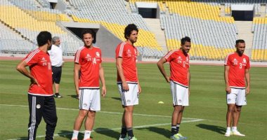 بالصور .. المنتخب يخوض تدريبه الأخير صباحاً بالإسكندرية قبل التوجه للكونغو