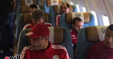 بالصور.. منتخب مصر يغادر مطار برج العرب إلى الكونغو