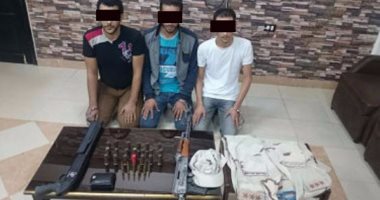 ضبط عصابة مسلحة سرقت سيارة ضابط فى بلبيس 