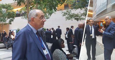 بالصور.."اليوم السابع" تلتقى يوسف بطرس غالى داخل مقر صندوق النقد الدولى بواشنطن.. وزير المالية الأسبق: لم أجر أى حوار مع وسيلة إعلامية.. وأقدم استشارات اقتصادية لـ5 دول ومؤسسات.. ومستعد لخدمة مصر 