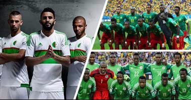 3 مواجهات فى "الظل" لا تفوتك بتصفيات أفريقيا المونديالية.. نيجيريا ضيفًا على زامبيا.. الجزائر تصطدم بالكاميرون فى "مجموعة الموت" وسط مخاوف من جماهير الخضر.. وتونس تبحث عن انطلاقة مثالية أمام غينيا
