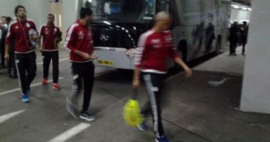 بالفيديو.. وصول منتخب مصر إلى الإسكندرية استعداداً لمعسكر غانا