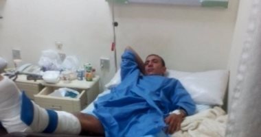 الحكم طارق مجدى يجرى عملية جراحية فى قدمه 