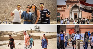 بالصور ..مصر الآمنة تكذّب إدعاءات السفارات الأجنبية والسياح يتوافدون على الأهرامات والمتحف المصرى ووجود مكثف للشرطة فى الشوارع والميادين العامة وتأمين كامل لمحيط المنشآت والأهداف الحيوية