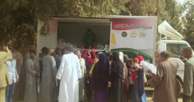  بالصور.. انطلاق حملة "مكافحة الغلاء" بـ7 قرى بالعياط لتخفيض أسعار السلع
