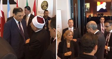 بالصور.. ثنائيات وأسرار بهو الاحتفال بـ"150 عام برلمان".. حديث سرى بين مستشار الرئيس وزعيم الأغلبية.. وملف التعليم فى حوار جانبى بين الهلالى وفايزة أبو النجا.. و"العرابى" لـ"جمال الدين": "وحشتنى"