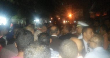 بالفيديو.. نشوب حريق بأحد المقاهى شارع أحمد مخيمر فى النزهة الجديدة