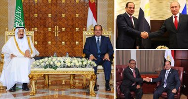 مصر تجهض 3 محاولات للوقيعة مع روسيا والسعودية وإثيوبيا.. الرئاسة: موقفنا ثابت بعدم إقامة أى قواعد عسكرية على أراضينا.. الخارجية: لا نتدخل فى الشئون الإثيوبية.. البترول: الاتفاق مع أرامكو "سار"