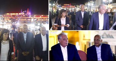 بالصور.. عبد العال ووزير السياحة ومحافظ جنوب سيناء والنواب فى جولة سياحية.. رئيس البرلمان والمسئولون يتجولون بخليج نعمة كرسالة طمأنة.. وبحث خطط استعادة السياحة الأجنبية فى الموسم الشتوى