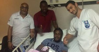 بالصور.. نجاح جراحة الرباط الصليبى لظهير سموحة..واللاعب يطير للإمارات