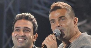 كيف احتفل الشاعر تامر حسين بعيد ميلاد عمرو دياب؟
