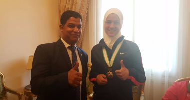 هداية ملاك بعد لقاء السيسي: أطالب بوضع نظام تعليمى يراعى الرياضيين