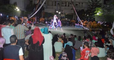 مستشفى الأطفال بجامعة المنصورة يستضيف السيرك الألمانى