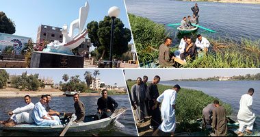 بالصور.. "اليوم السابع" داخل جزيرة نجع البارود بقنا..  روايات حول سقوط الأسطول الفرنسى وحكايات وبطولات أهالى قنا.. أسرار معركة إغراق سفينة "نابليون" فى نهر النيل بـ "الشوم والنابوت والحلل" 