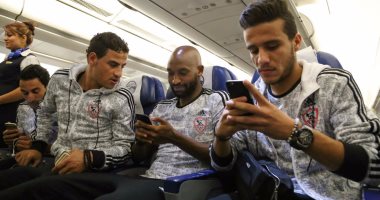 بالفيديو.. الزمالك يصل ملعب نهائى دورى الأبطال استعدادا لمواجهة صن داونز
