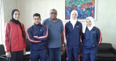 شاهد.. تجمع أبطال الأولمبية قبل التوجه إلى تكريم الرئاسة