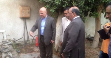 الشركة القابضه تتابع عمل محطات مياه الشرب بمحافظات القناه