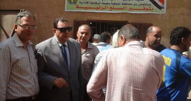 توزيع 2 طن سكر بقريتى الماى والبتانون بأسعار مخفضة فى المنوفية