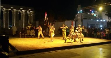 بالصور.. عرض "أوبريت الكرامة" بذكرى احتفالات اكتوبر بالاقصر