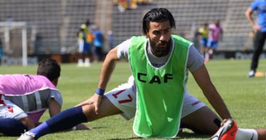 بالفيديو والصور.. إحماء الزمالك قبل مواجهة صن داونز فى النهائى الأفريقى