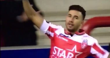 بالفيديو.. تريزيجيه يتألق بهدف "مارادونى" لموسكرون فى جينك بالشوط الأول