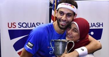 الشوربجى: فرحة أبى وأمى أهم من أى انتصار رياضى