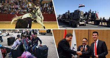 شاهد.. 10 صور تلخص أحداث العالم اليوم 