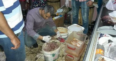 ضبط 50 كيلو فسيخ منتهى الصلاحية ولحوم مجهولة المصدر بكفر الشيخ