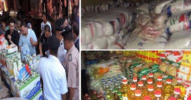 ضبط تجار  مخالفين ومصانع سلع غذائية غير مرخصة فى حملات لشرطة التموين