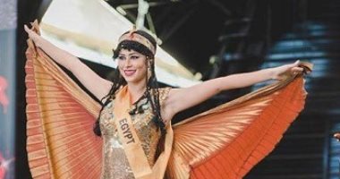 بالصور.. ميراى عازر تتألق بطلة فرعونية صممها هانى البحيرى بـ"ميس جراند"