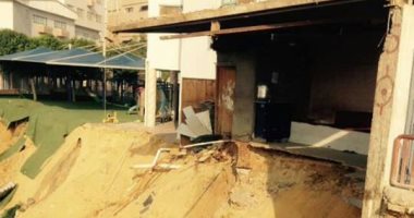 تصدع أحد المبانى وانهيار السور يوقف الدراسة فى مدرسة بالمعادى