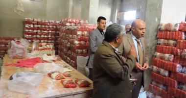 بالصور.. ضبط 32,5 طن أرز بمخزن شركة لتجارة المواد الغذائية فى مطروح