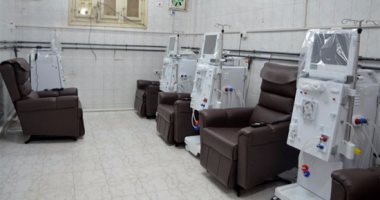 تركيب 10 ماكينات و8 كراسى بمليون و600 ألف جنيه بوحدة الغسيل الكلوى بإسنا
