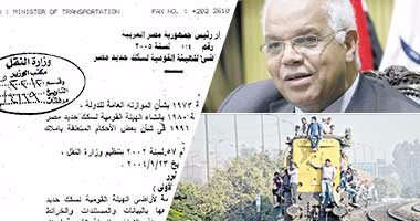 "السكة الحديد" تحقق 10 ملايين جنيه أرباحًا فقط عن استثمار 191 مليون متر مربع أراض.. وزير النقل يرفض صرف مكافآت مجلس إدارة الشركة المسئولة عن استثمارها خلال "الجمعية العمومية" ويجدد الثقة فى رئيسها