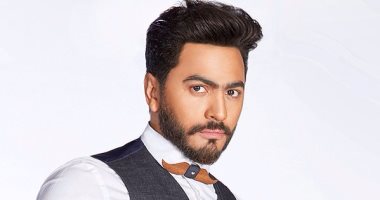 تامر حسنى يعود للقاهرة الأسبوع المقبل بعد 4 حفلات فى أمريكا