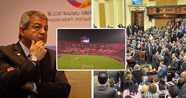 وزير الرياضة يتعهد بعودة الجماهير بداية الموسم الجديد.. خالد عبد العزيز يتسلم تصورا من اتحاد الكرة بالملاعب الجاهزة لاستضافة المشجعين.. ويراهن على قانون الرياضة.. والبطولة العربية البروفة الأخيرة
