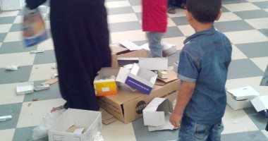 بالصور.. قارئ يشكو من تراكم المخلفات الطبية داخل مستشفى تلا بالمنوفية