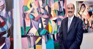 افتتاح معرض الفنان عياد النمر.. بحضور السفير والملحق الثقافى بالكويت
