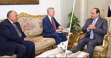 تفاصيل لقاء الرئيس بالمفوض السامى للأمم المتحدة.. السيسى: لدينا 5 ملايين لاجئ ويجب تقديم الدعم لمصر ولبنان والأردن وإيجاد حلول سلمية للنزاعات.. و"جراندى" يشيد باستعادة القاهرة لدورها الريادى