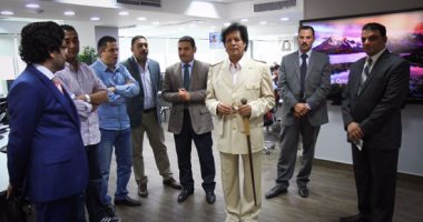 بالصور.."قذاف الدم" يزور اليوم السابع ويكشف فى ندوة أسرار ما يجرى فى ليبيا