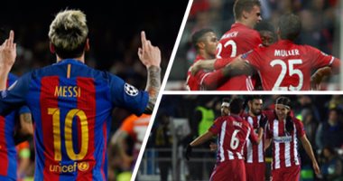 بالفيديو والصور.. حصاد الجولة الثالثة النارية من دورى الأبطال.. برشلونة يحطم كبرياء جوارديولا مع السيتى برباعية.. ميسي يعزف سيمفونية المتعة بـ"هاتريك" تاريخى.. وأتلتيكو مدريد يحقق العلامة الكاملة 