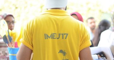 فريق IMEU بجامعة القاهرة يرحب بالطلبة الجدد فى حضور نجوم الفن والسياسة
