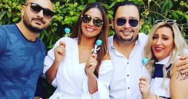 بالصور.. مى سليم وأحمد رزق يحتفلان بعيد ميلاد "لى لى" و"يحيى"