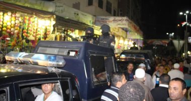  تمشيط منطقة السيد البدوي بسيارات التدخل السريع قبل احتفالية التهامى