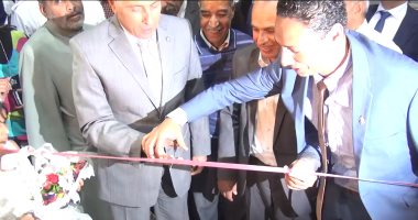 بالصور.. محافظ السويس يفتتح جدارية "حلم سويسى"