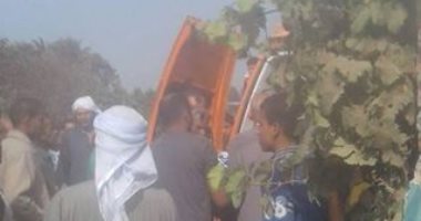 مصرع طفل أسفل عجلات قطار أثناء عبوره المزلقان ممتطيا دابة بمدينة إسنا