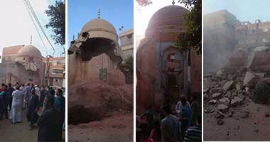 بالصور.. تفاصيل إزالة مقام "سيدى على اليتيم" بالمنوفية.. 7 محاولات للهدم تبوء بالفشل واللودر يتعطل.. الدروايش: بركات صاحب المقام عطلت الهدم.. و"الأوقاف": المقام حرام شرعا وهدمه واجب شرعى